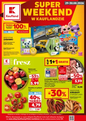 Kaufland gazetka - od 29/08/2026 do 30/08/2026
