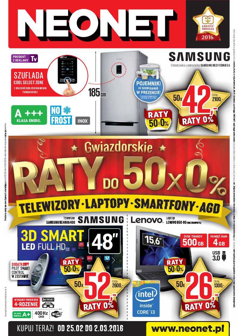 Gazetka promocyjna Neonet str. 1