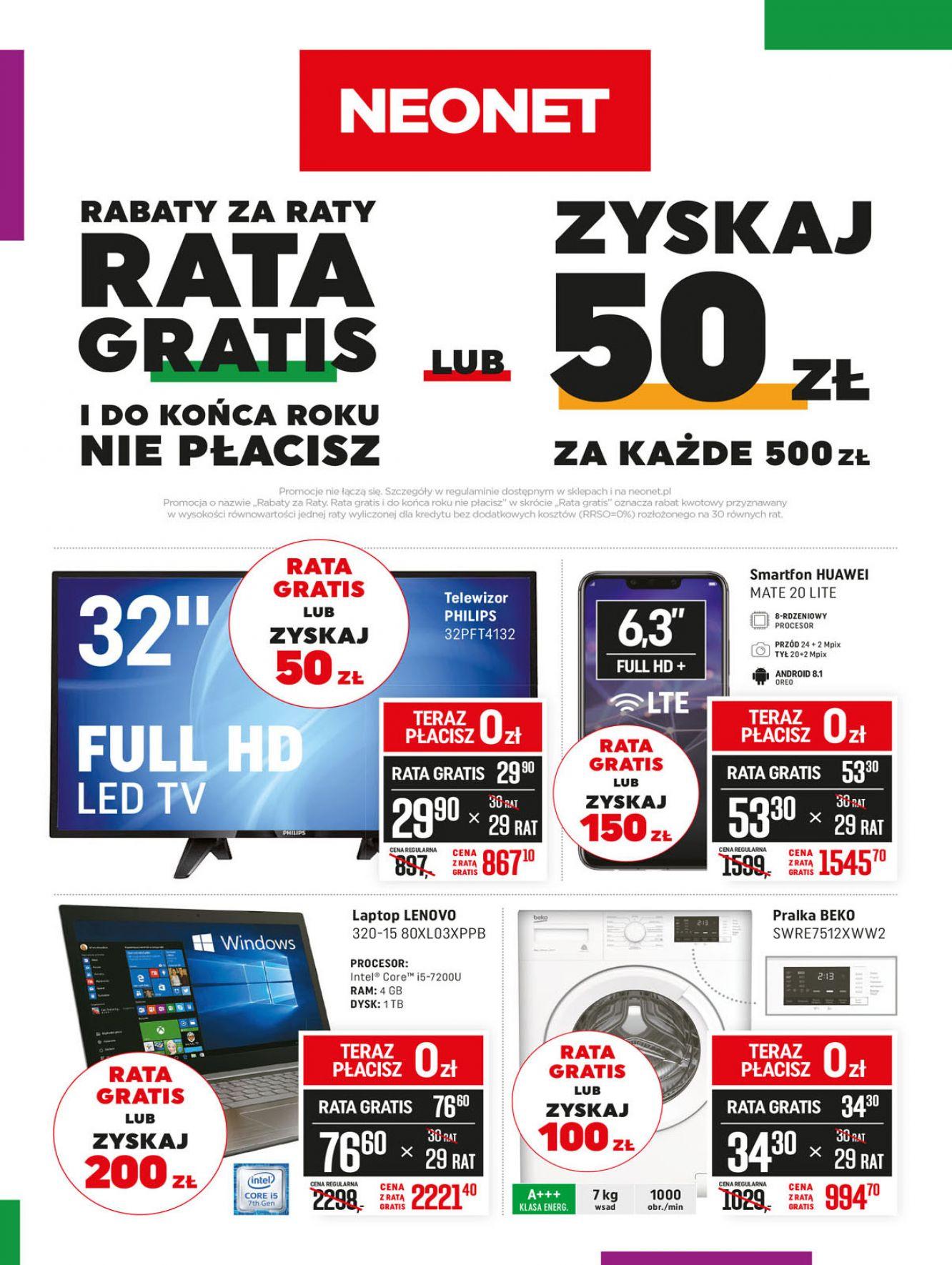 Gazetka promocyjna Neonet str. 1