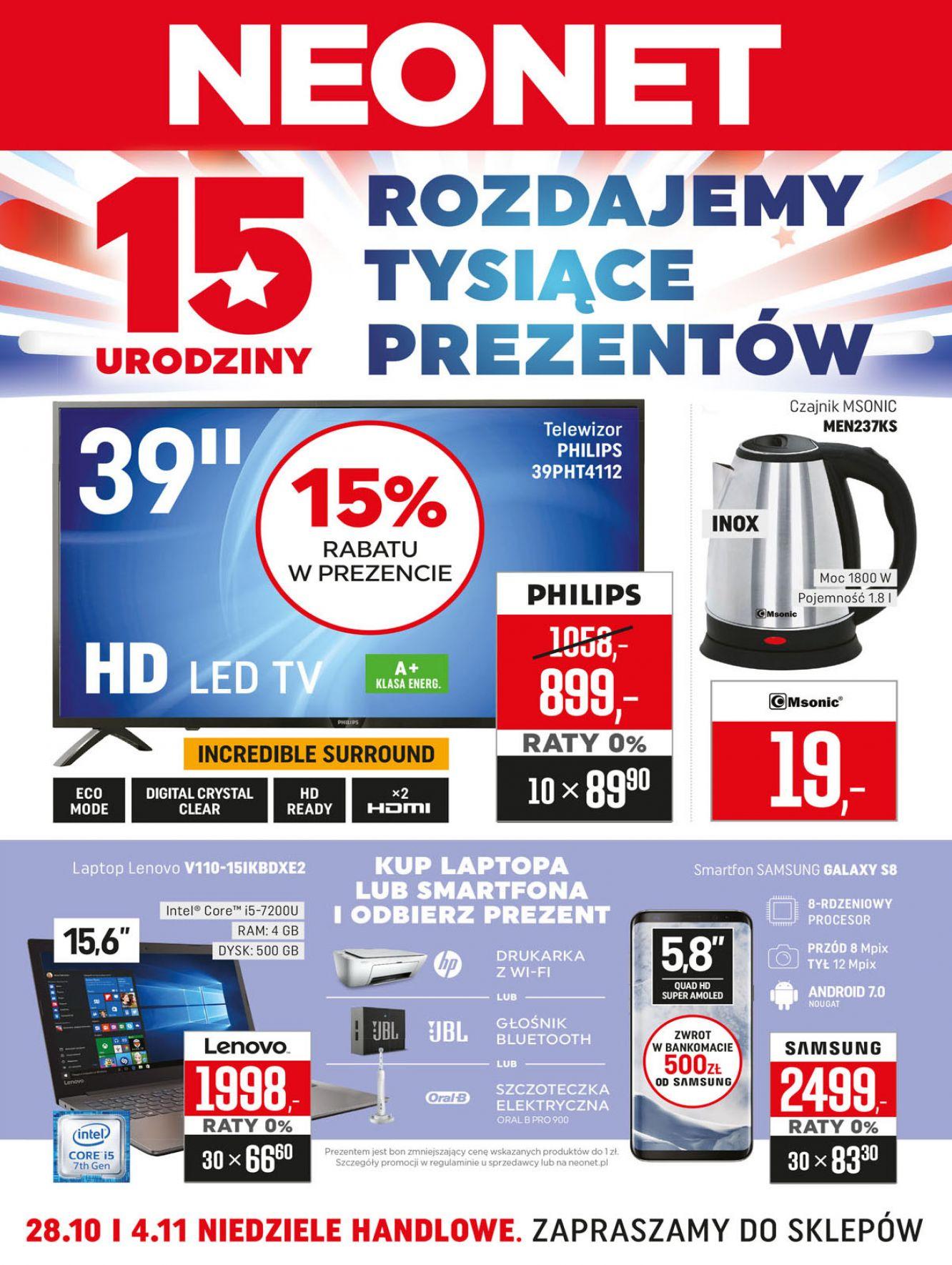 Gazetka promocyjna Neonet str. 1