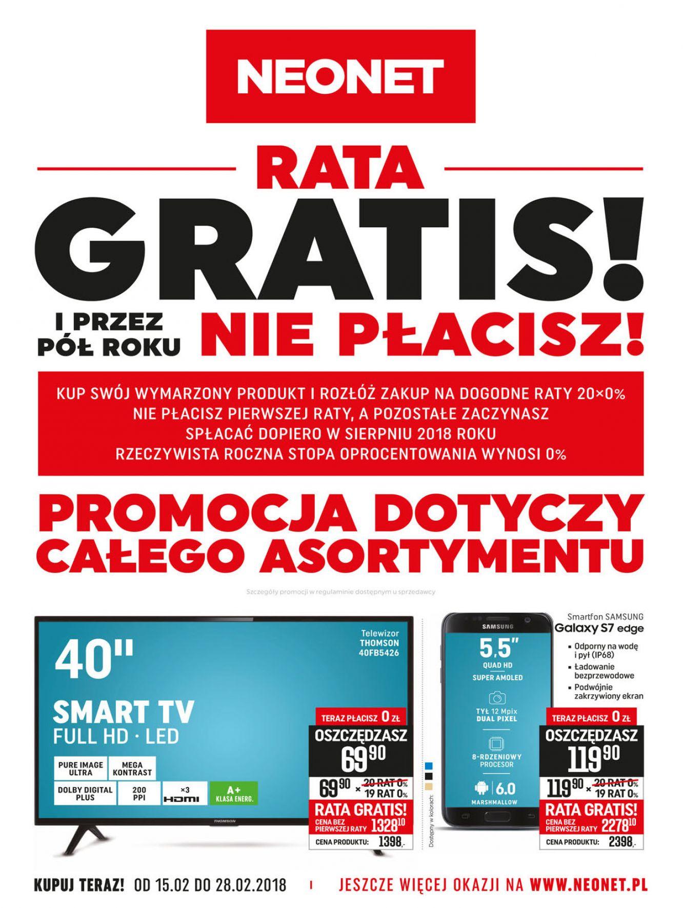Gazetka promocyjna Neonet str. 1