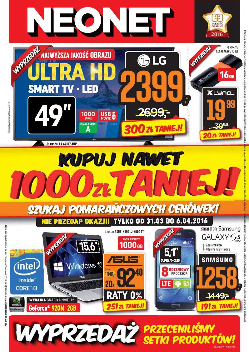 Gazetka promocyjna Neonet str. 1