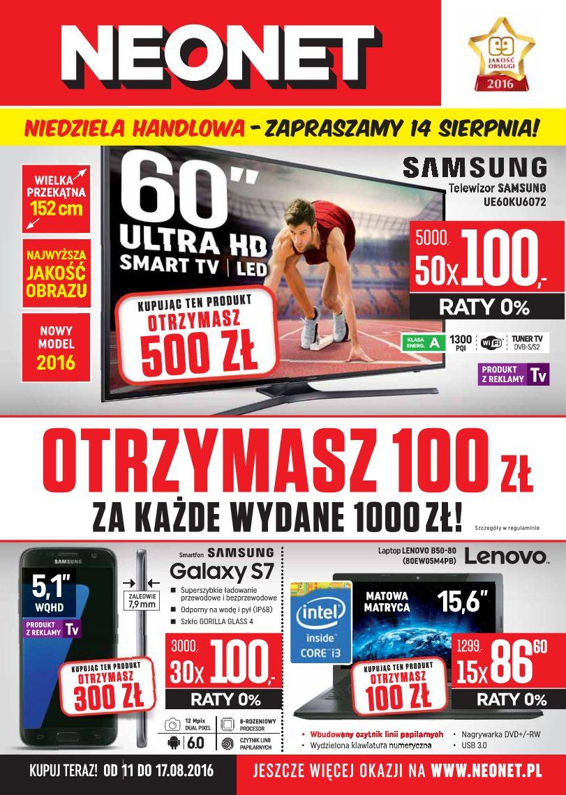 Gazetka promocyjna Neonet str. 1
